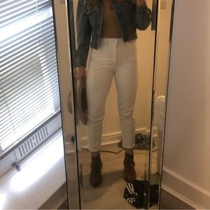 H&M white jeans
